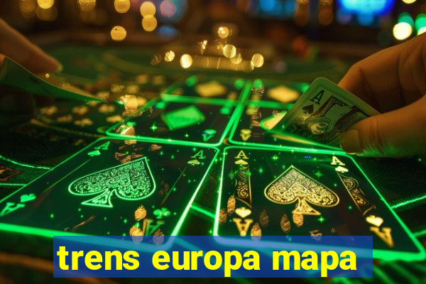 trens europa mapa